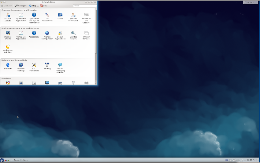 Odroid U3 KDE Screenshot